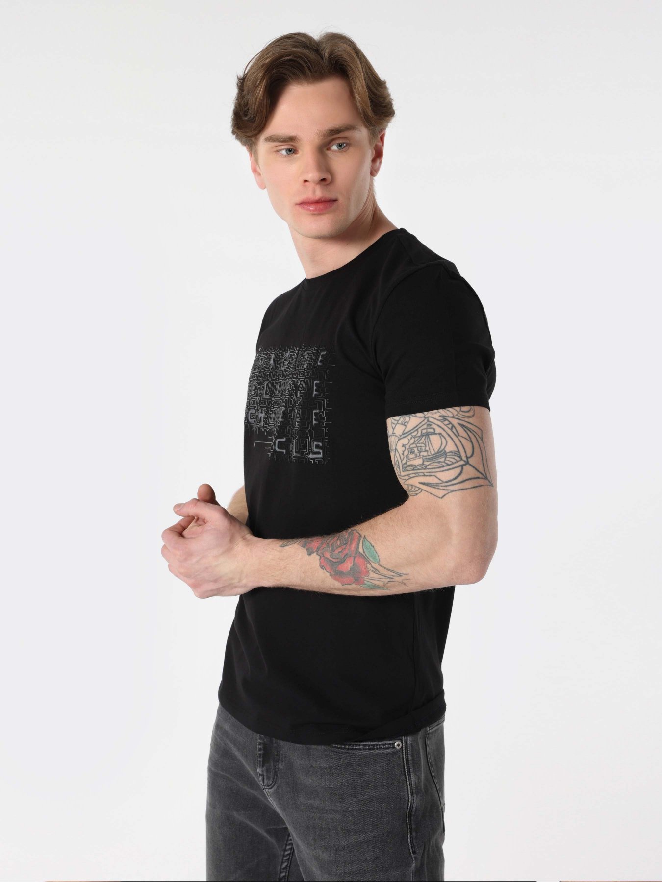 Футболка Colin’s модель CL1062483BLK Фото