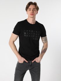 Футболка Colin’s модель CL1062483BLK Фото