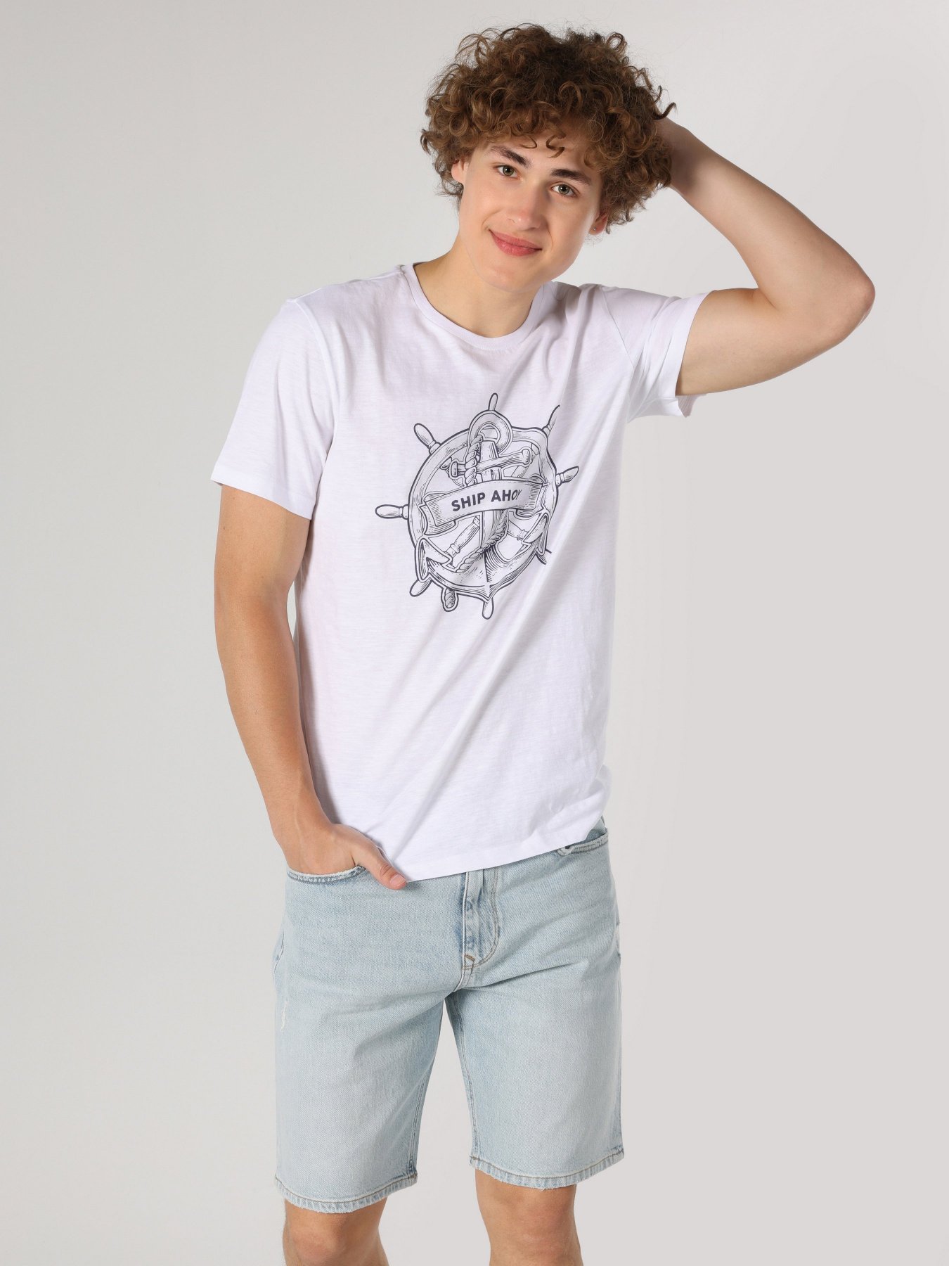 Футболка Colin’s модель CL1062489WHT Фото