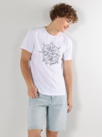 Футболка Colin’s модель CL1062489WHT Фото