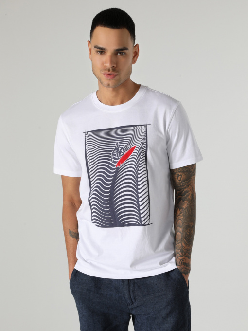 Футболка Colin’s модель CL1062661WHT Фото