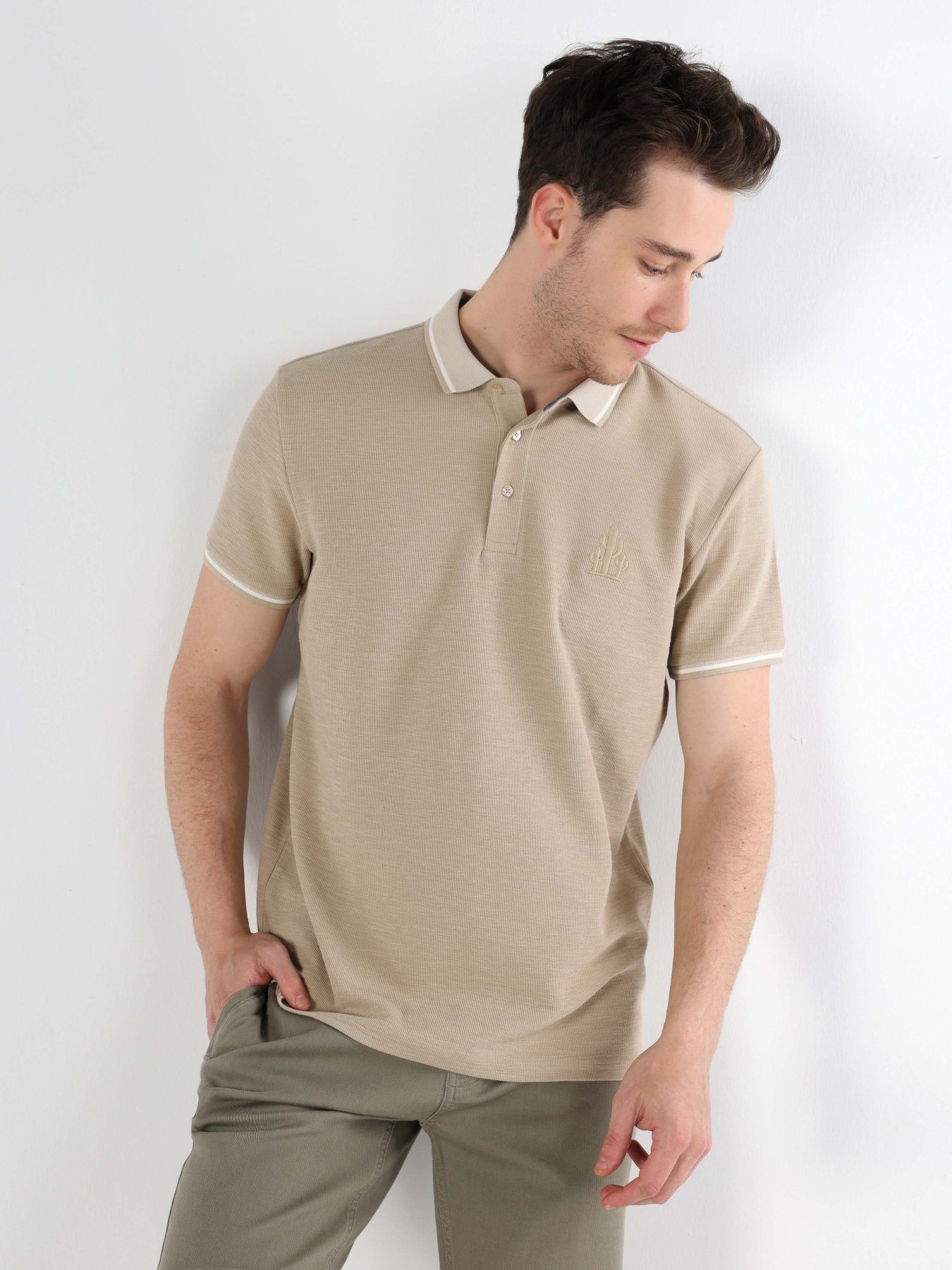 Поло Colin’s модель CL1062776BEI Фото