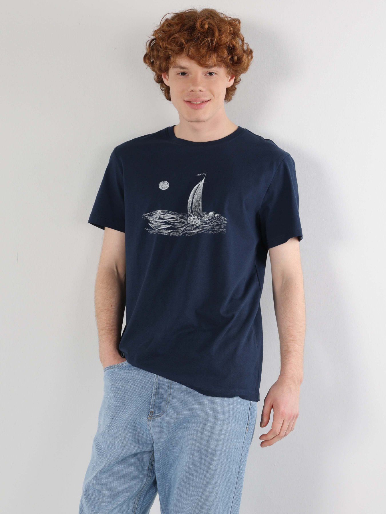 Футболка Colin’s модель CL1062847NAV Фото