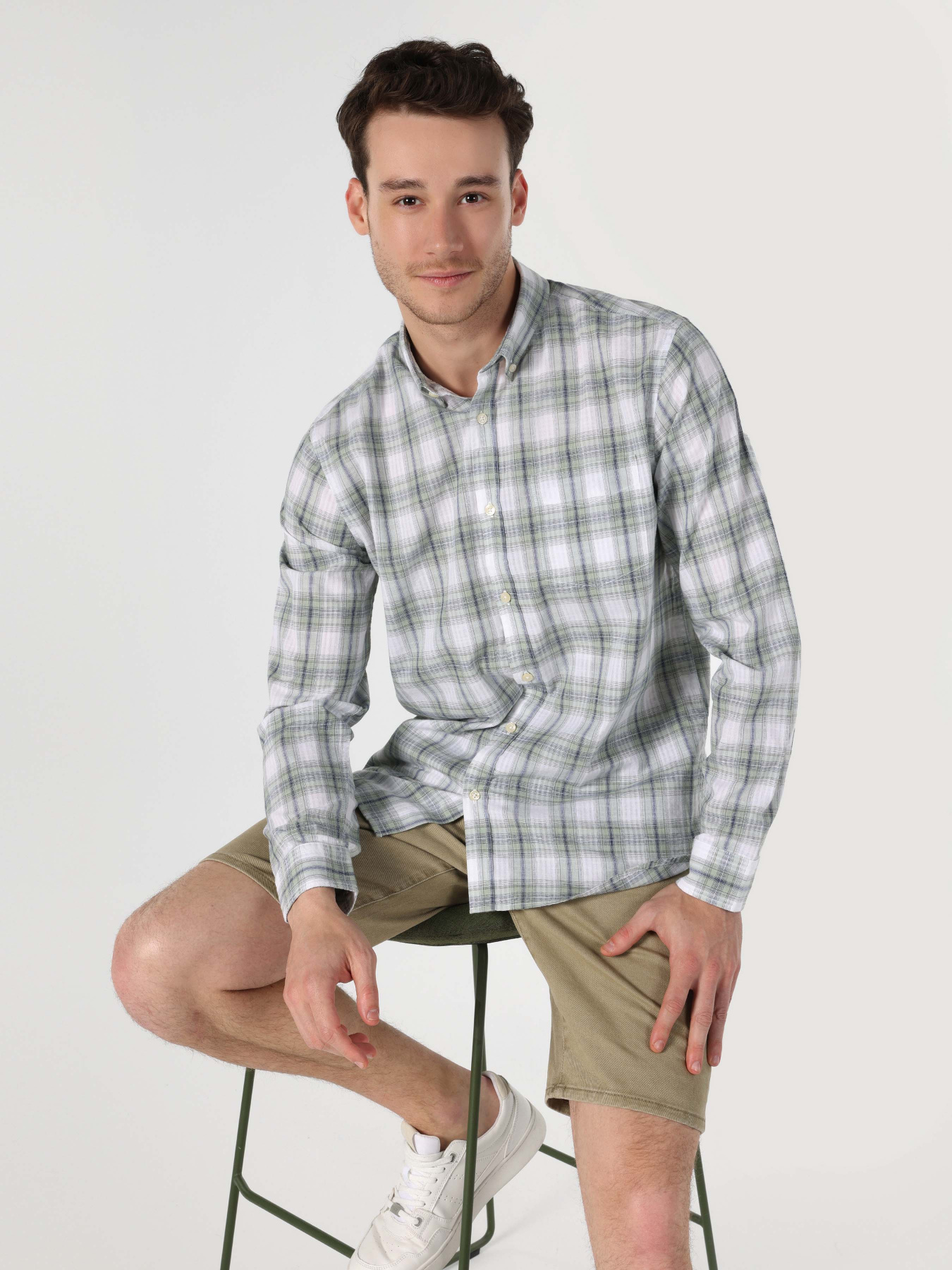 Рубашка повседневная Colin’s модель CL1062856FGR Фото