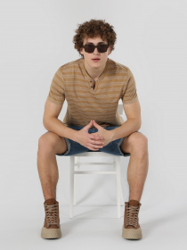 Футболка Colin’s модель CL1062865BEI Фото