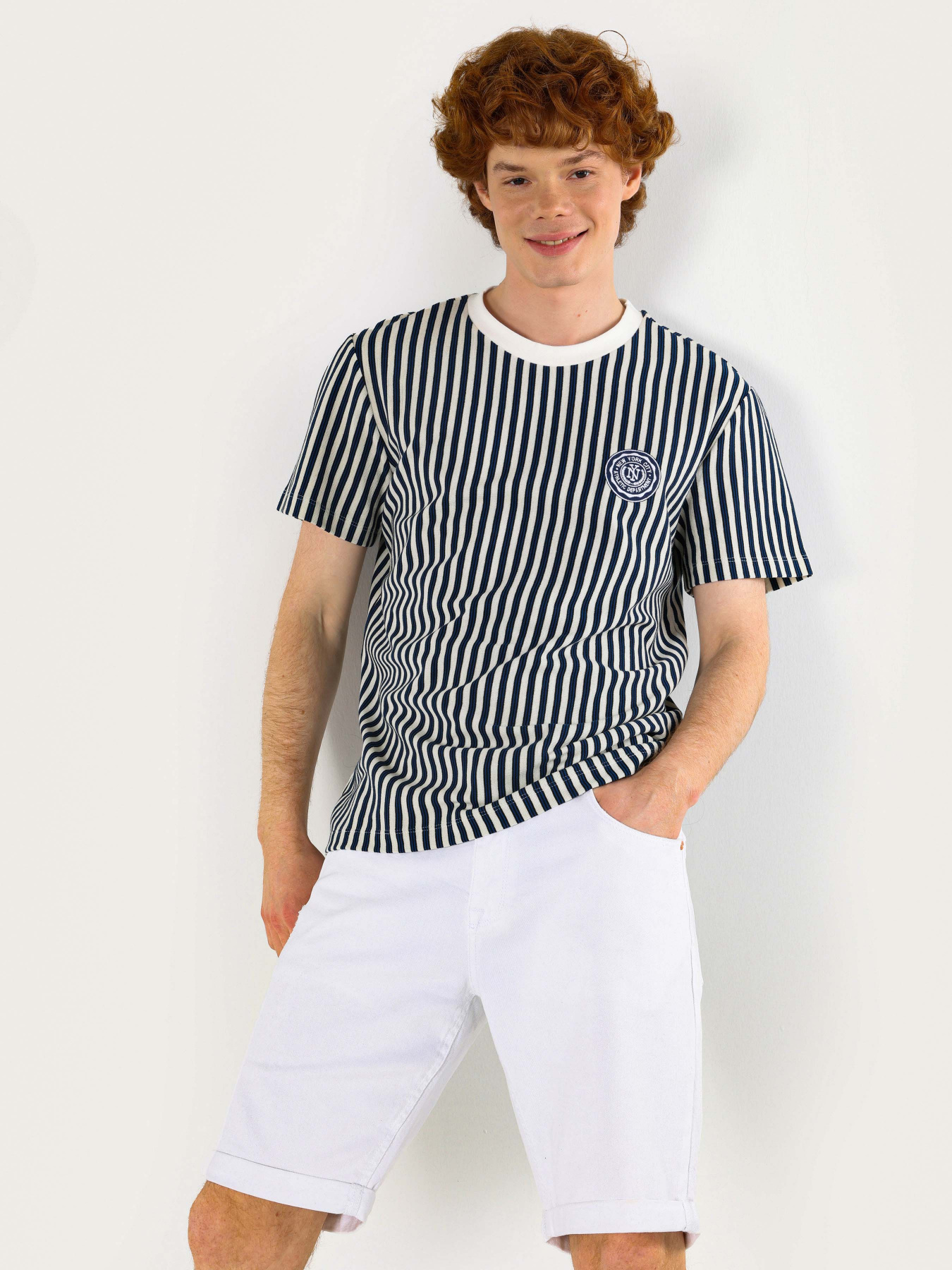 Футболка Colin’s модель CL1062875NAV Фото