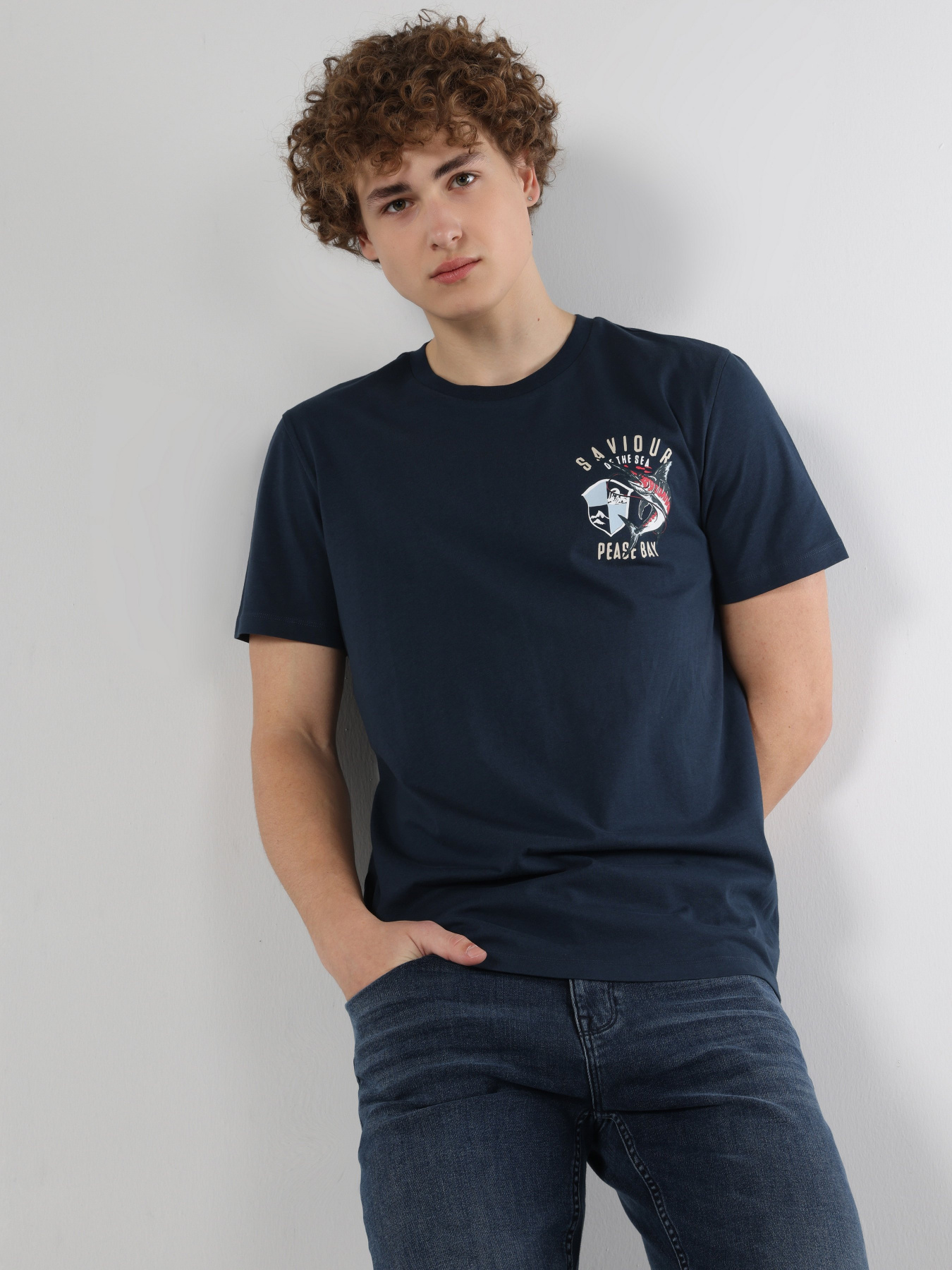 Футболка Colin’s модель CL1063119NAV Фото