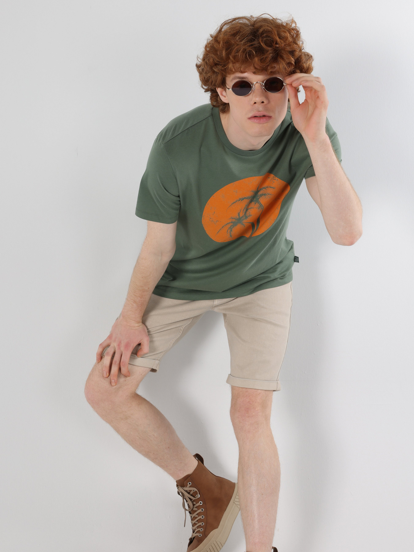 Футболка Colin’s модель CL1063154GRN Фото