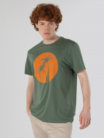 Футболка Colin’s модель CL1063154GRN Фото