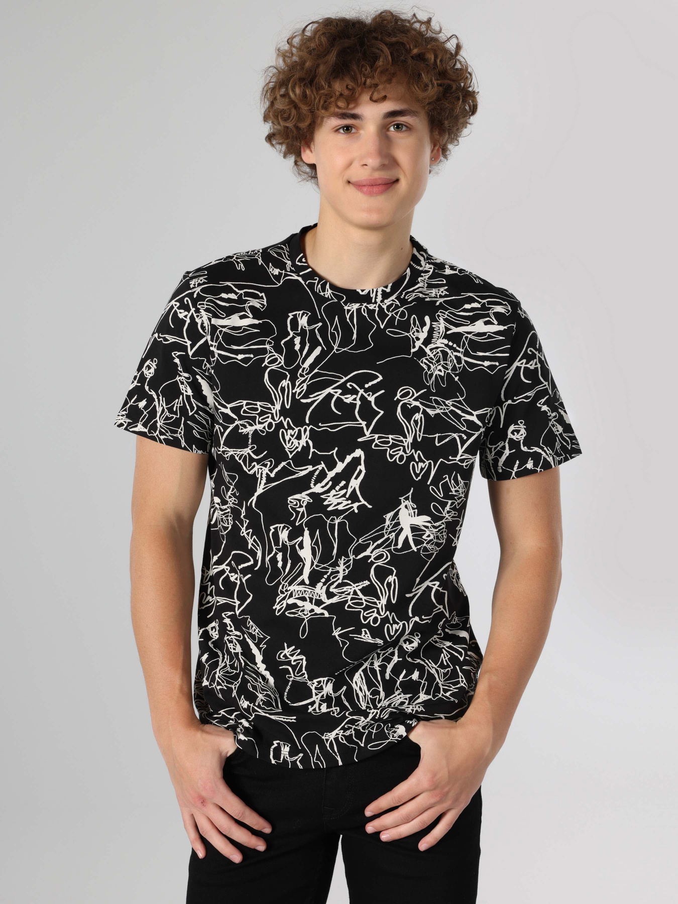 Футболка Colin’s модель CL1063161BLK Фото