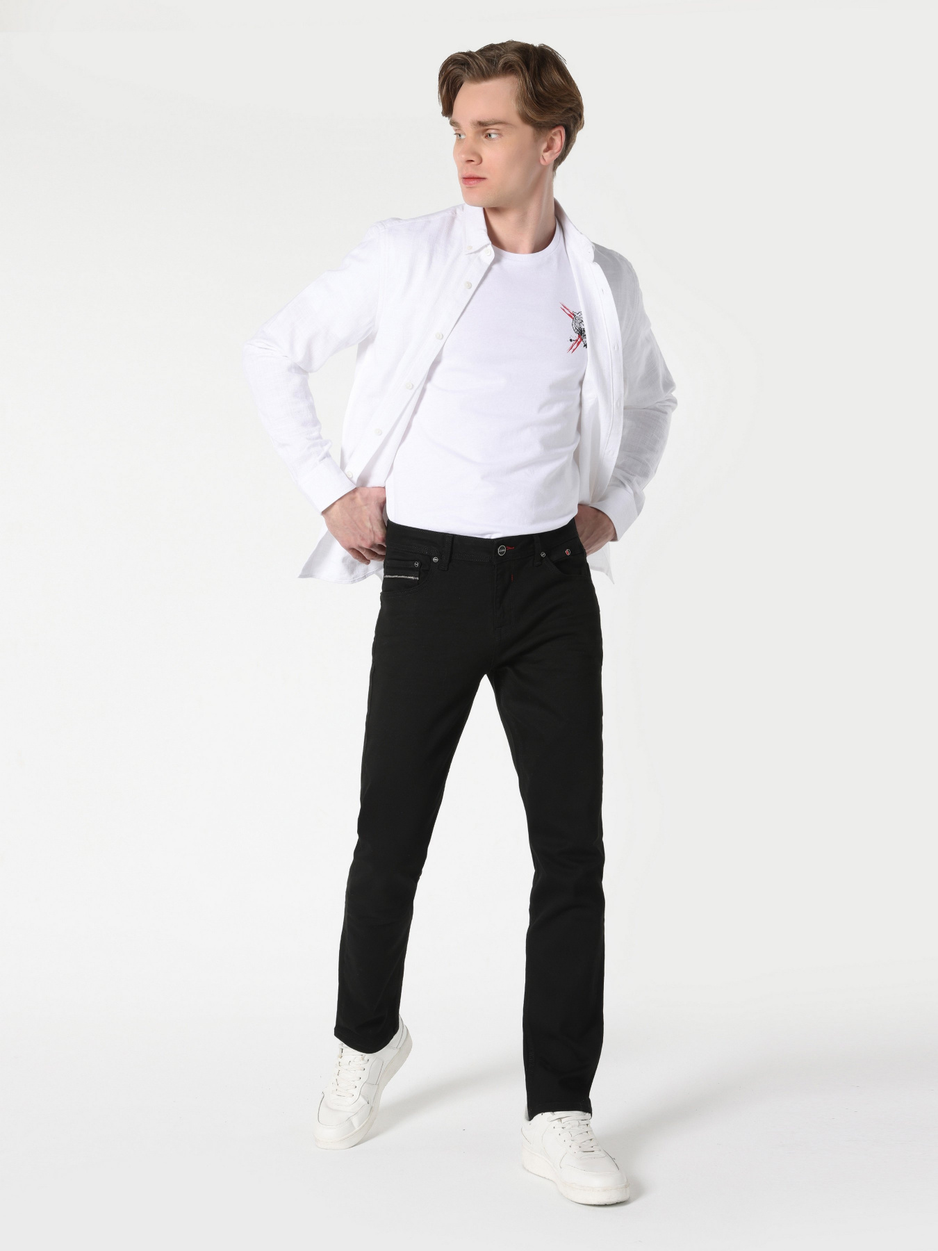 Сорочка Colin’s модель CL1063192WHT Фото