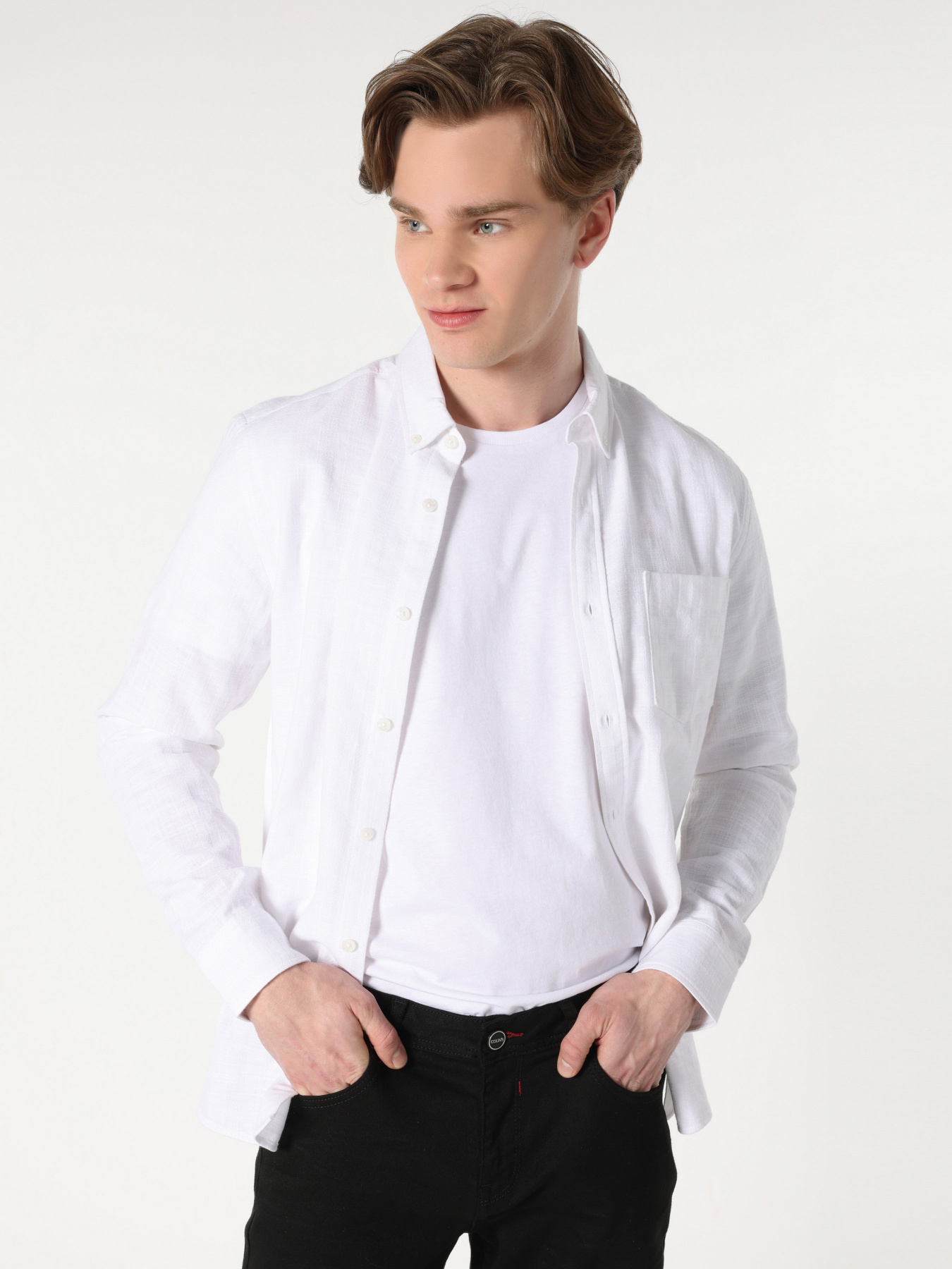 Сорочка Colin’s модель CL1063192WHT Фото