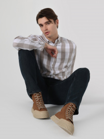 Рубашка повседневная Colin’s модель CL1063205BEI Фото