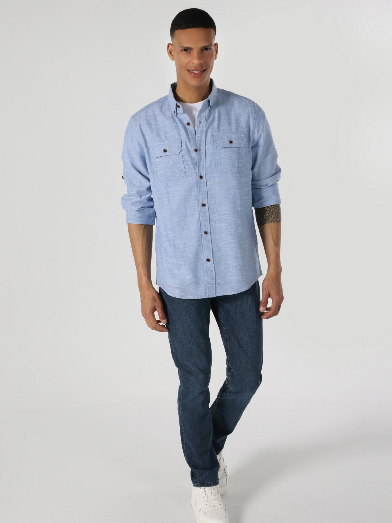 Сорочка Colin’s модель CL1063216LBL Фото