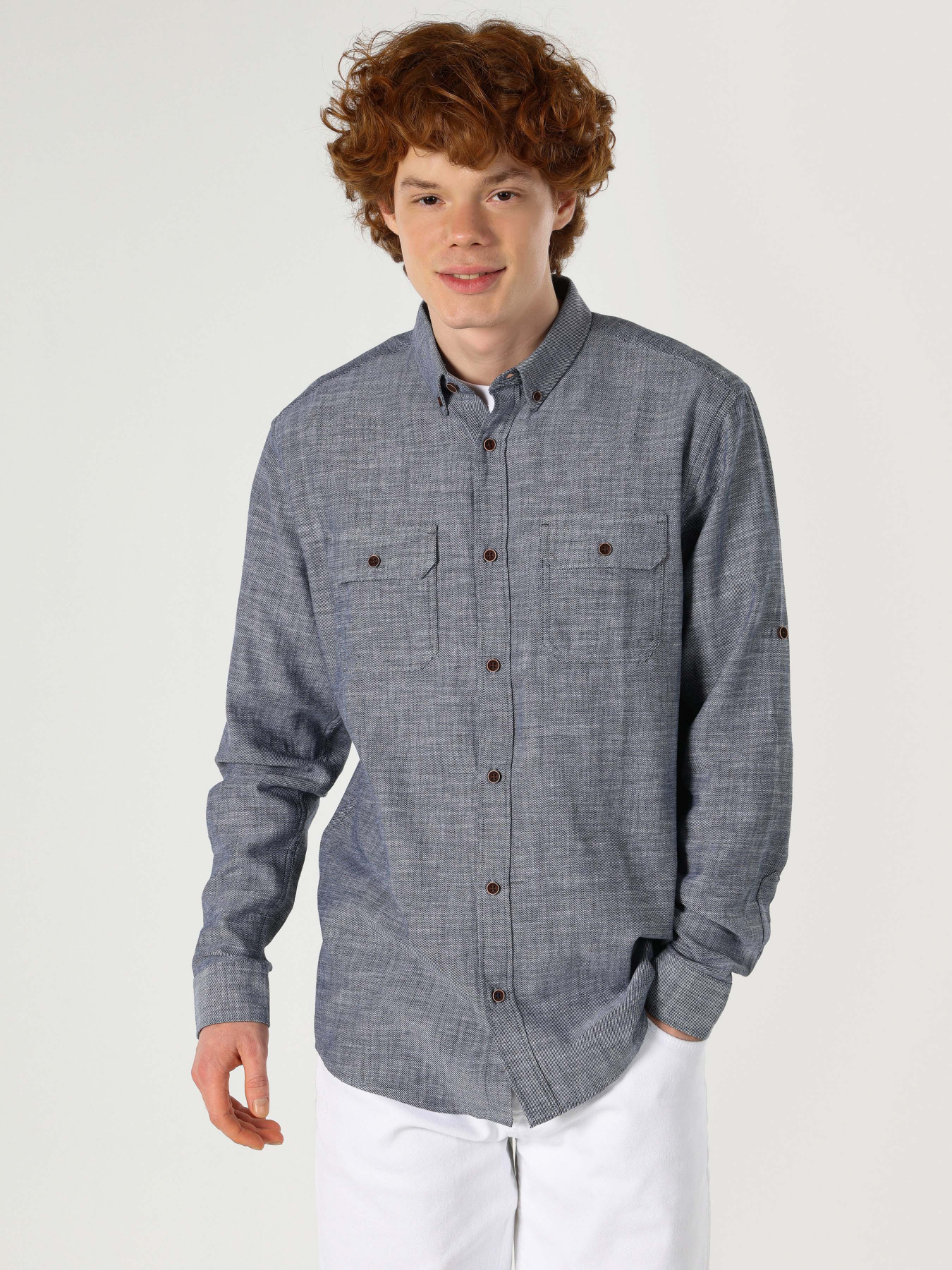 Сорочка Colin’s модель CL1063216NAV Фото