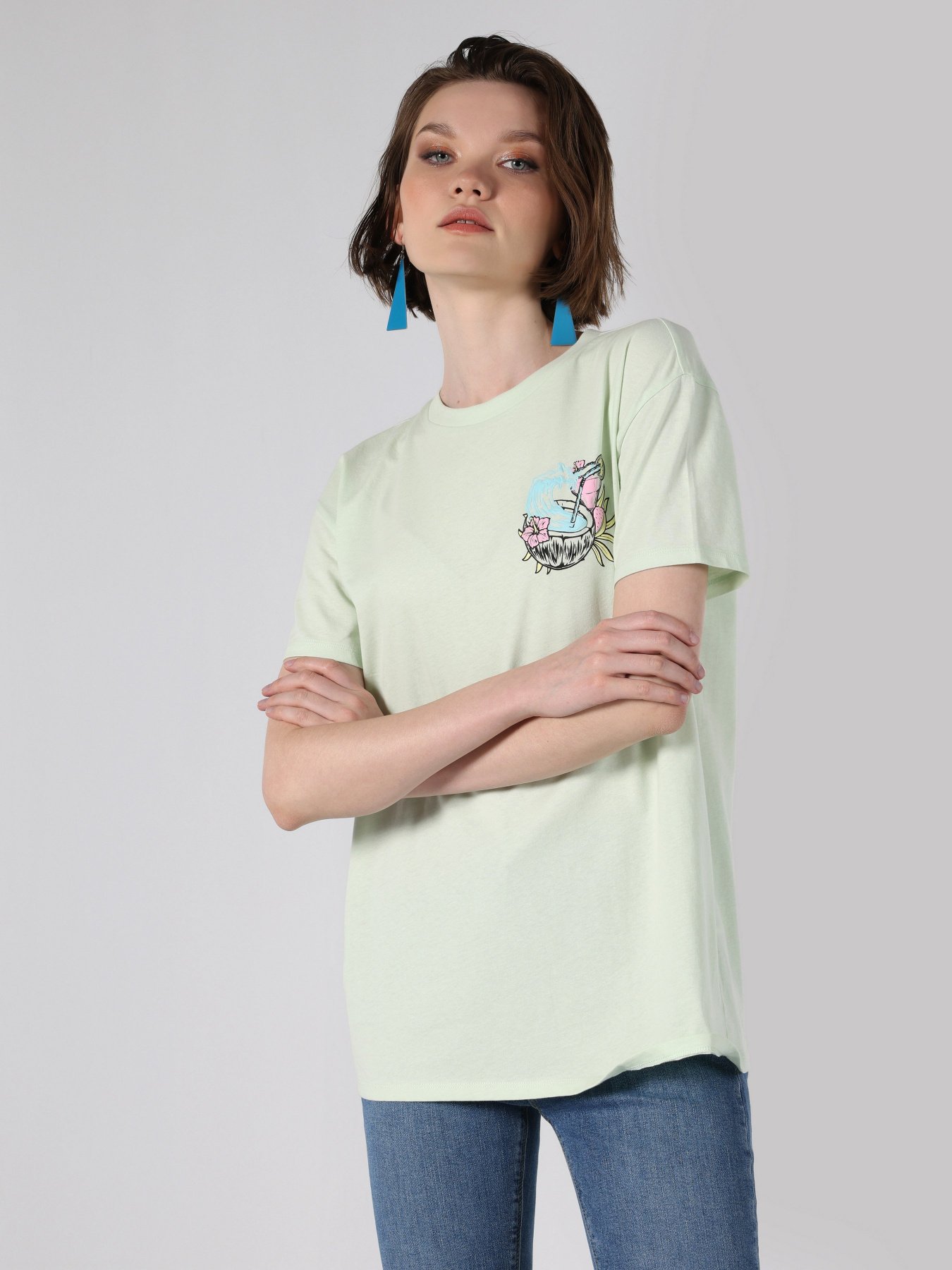 Футболка Colin’s модель CL1063227MGR Фото