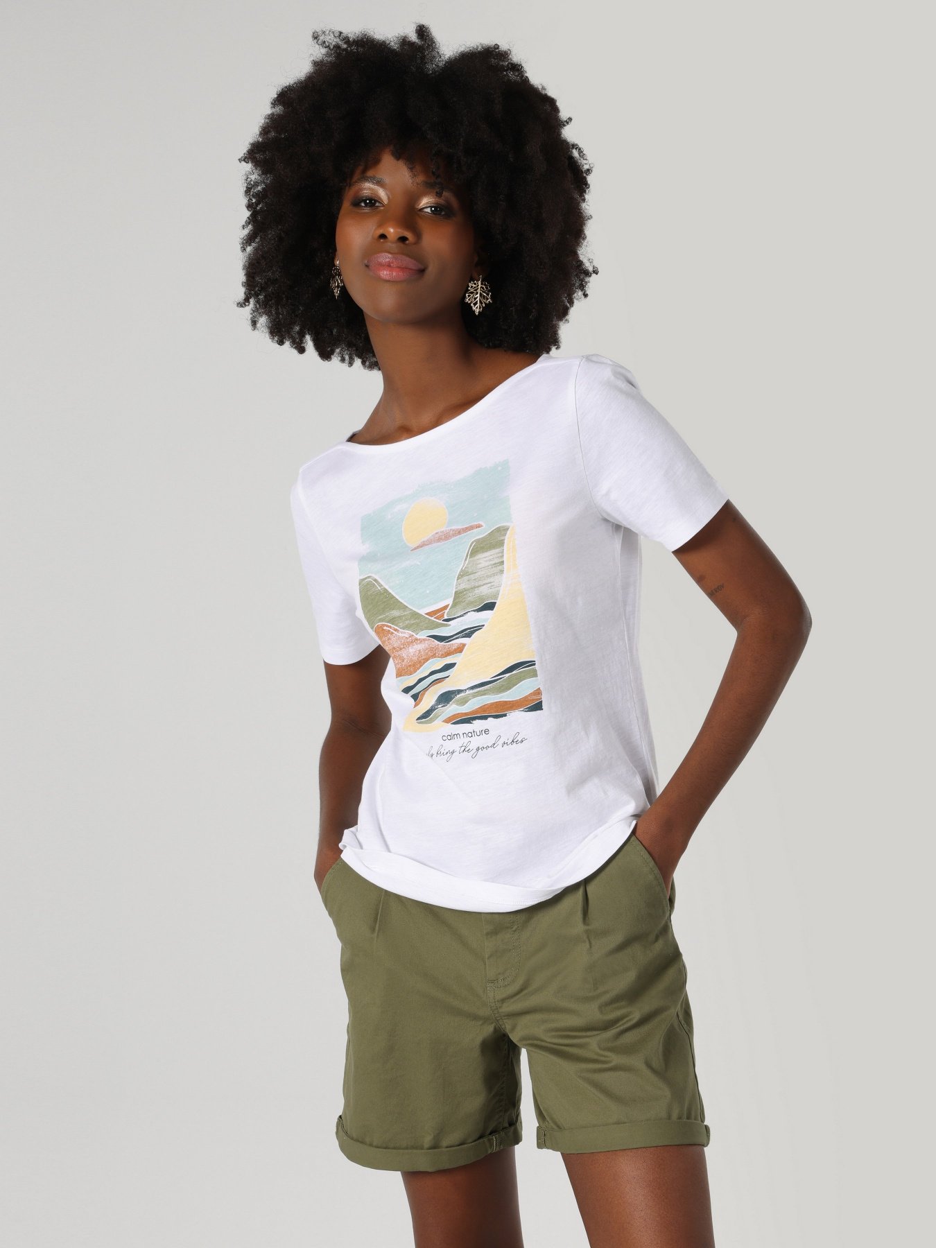 Футболка Colin’s модель CL1063232WHT Фото