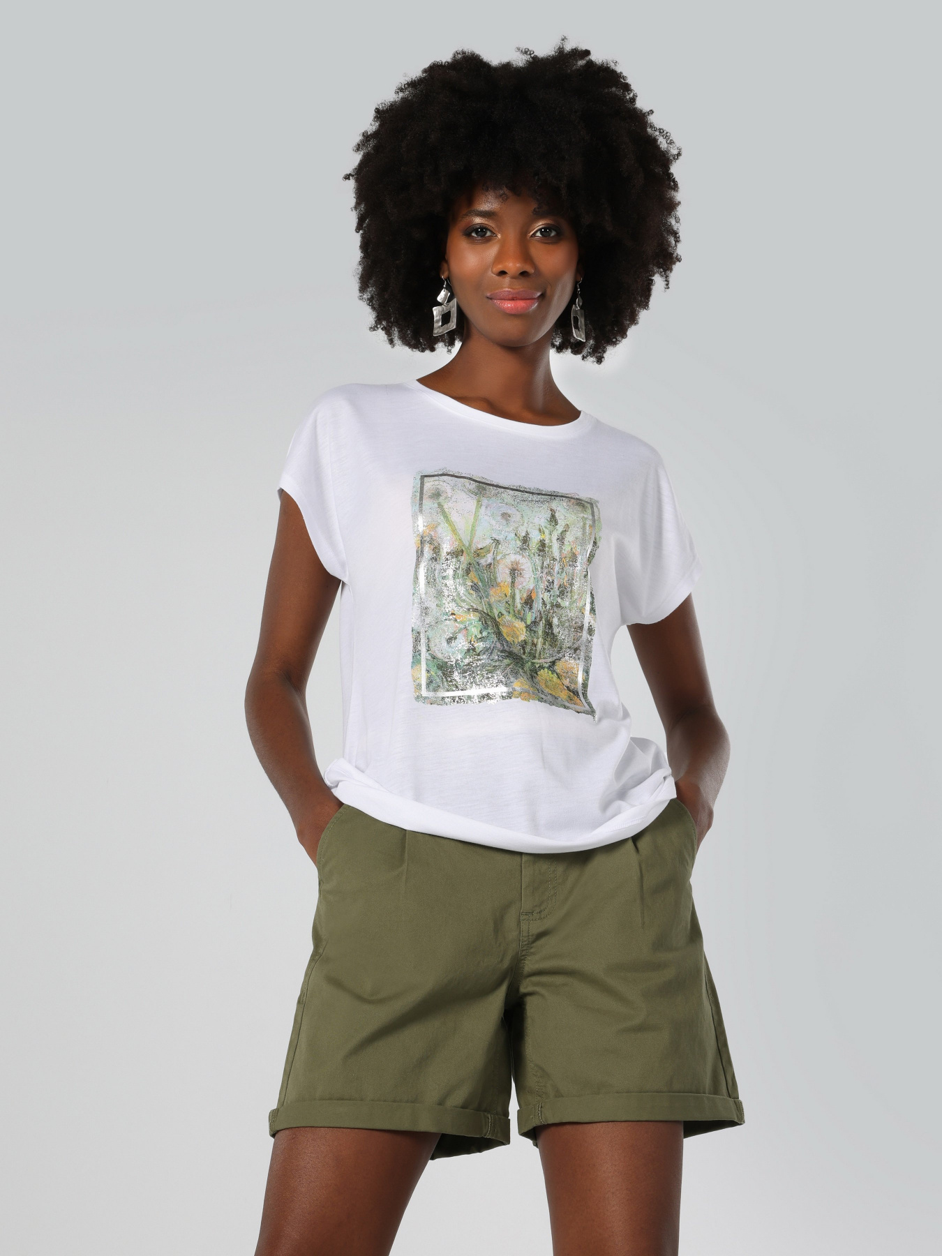 Футболка Colin’s модель CL1063294WHT Фото