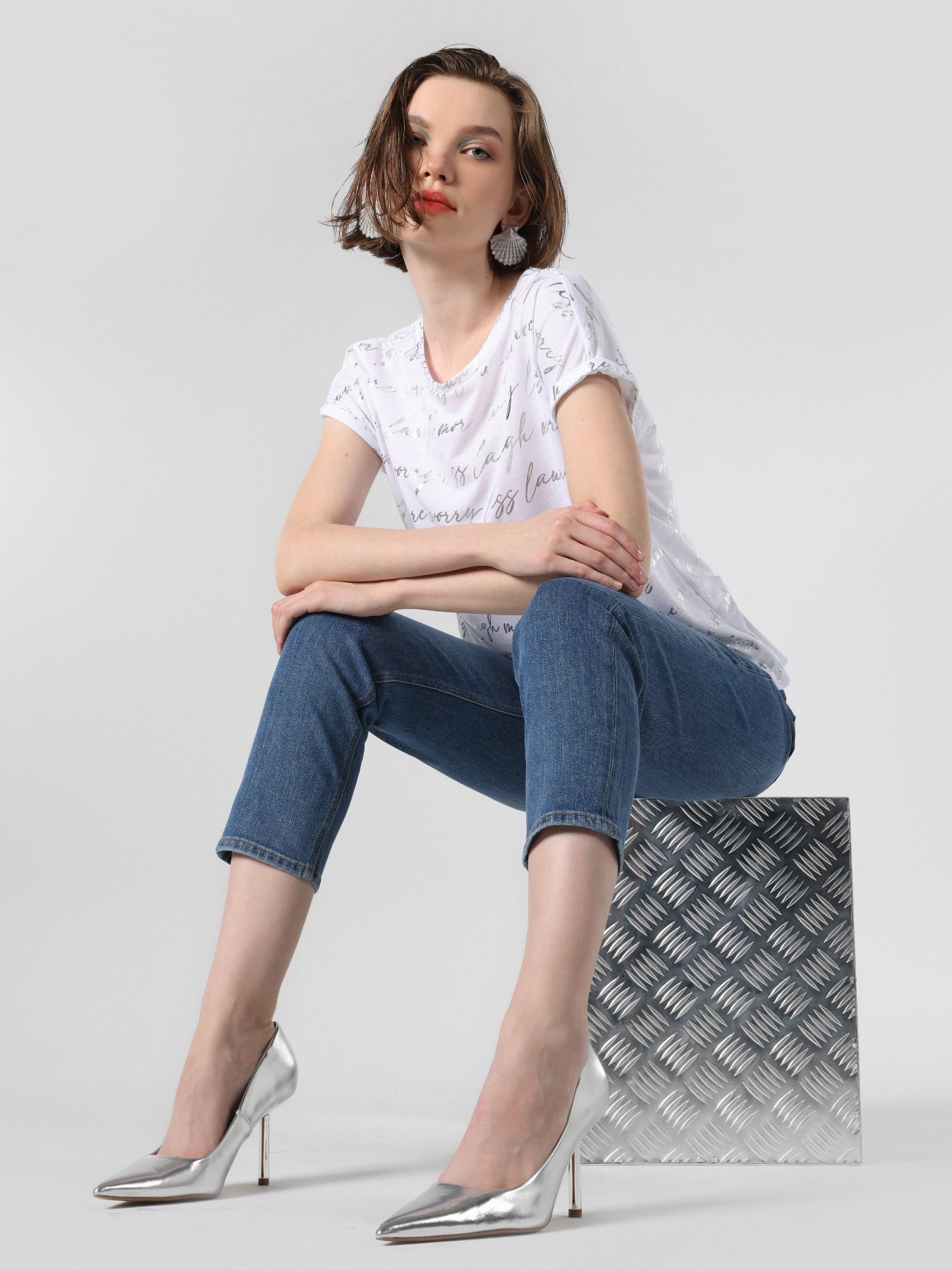 Футболка Colin’s модель CL1063317WHT Фото