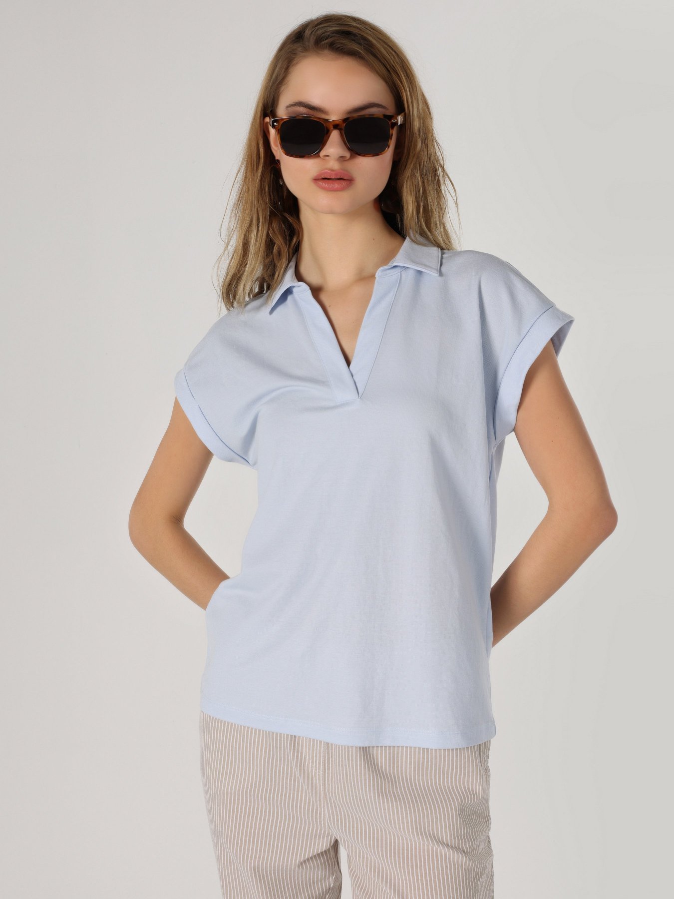 Футболка Colin’s модель CL1063324LBL Фото