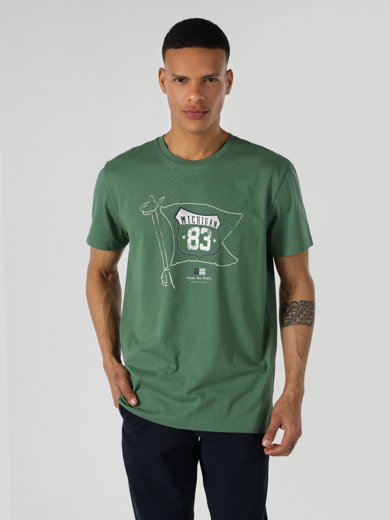 Футболка Colin’s модель CL1063359FGR Фото