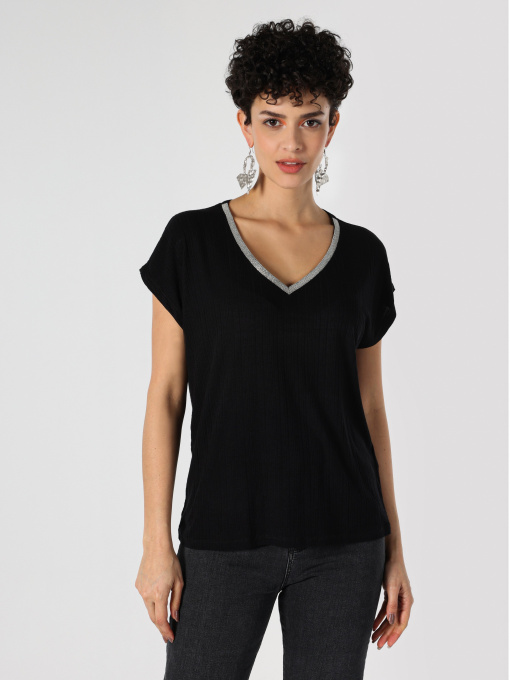 Футболка Colin’s модель CL1063391BLK Фото