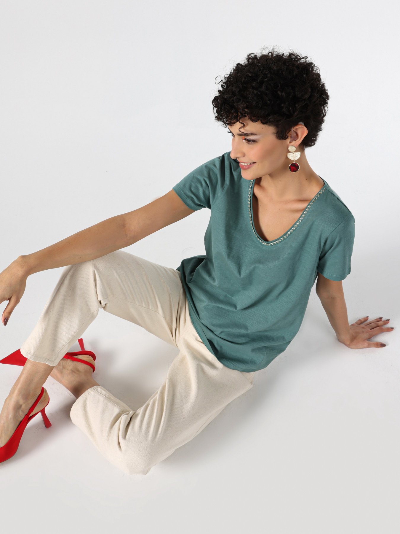 Футболка Colin’s модель CL1063419DMG Фото