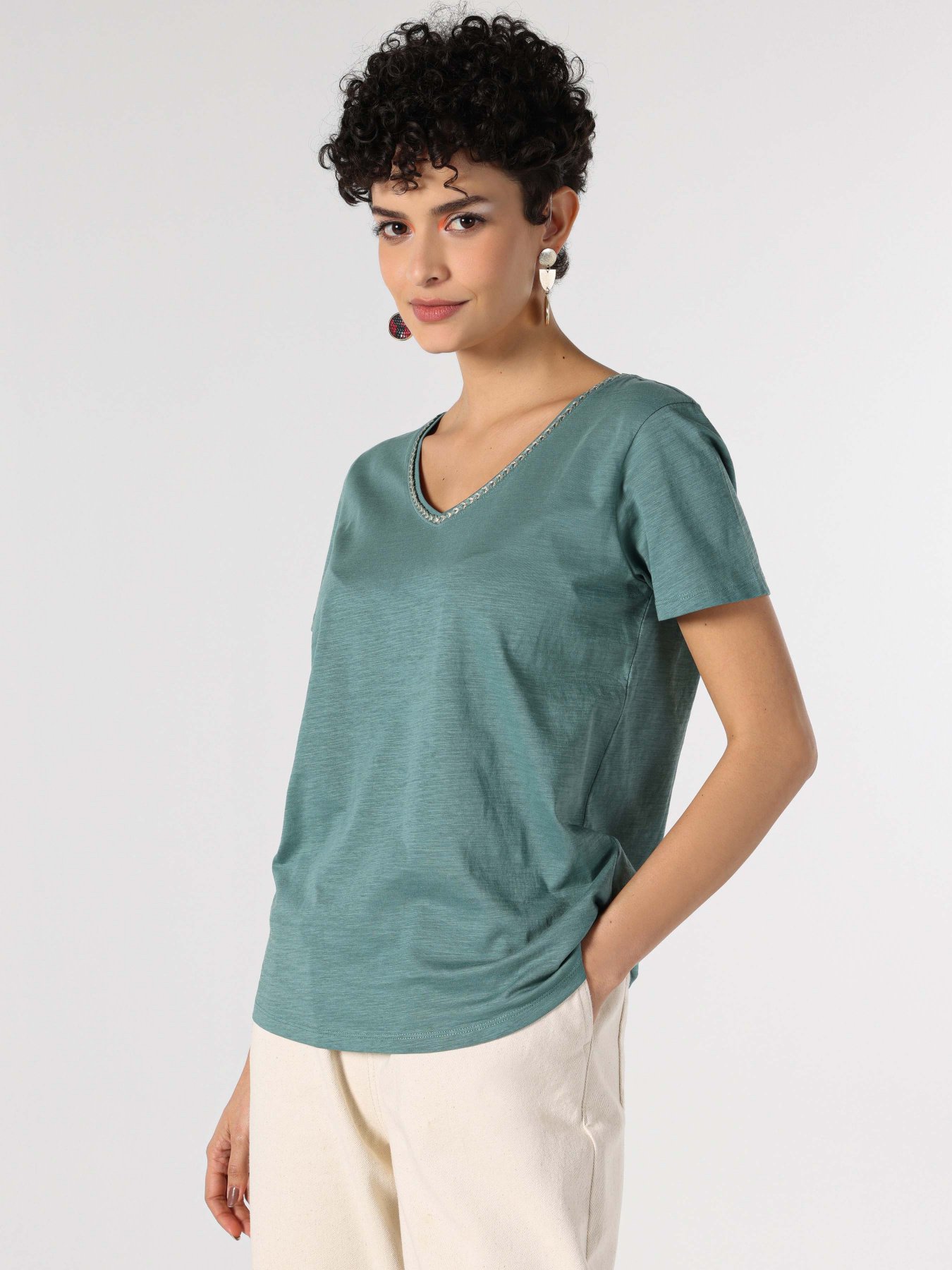 Футболка Colin’s модель CL1063419DMG Фото