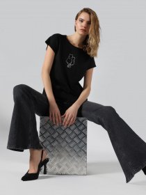 Футболка Colin’s модель CL1063438BLK Фото