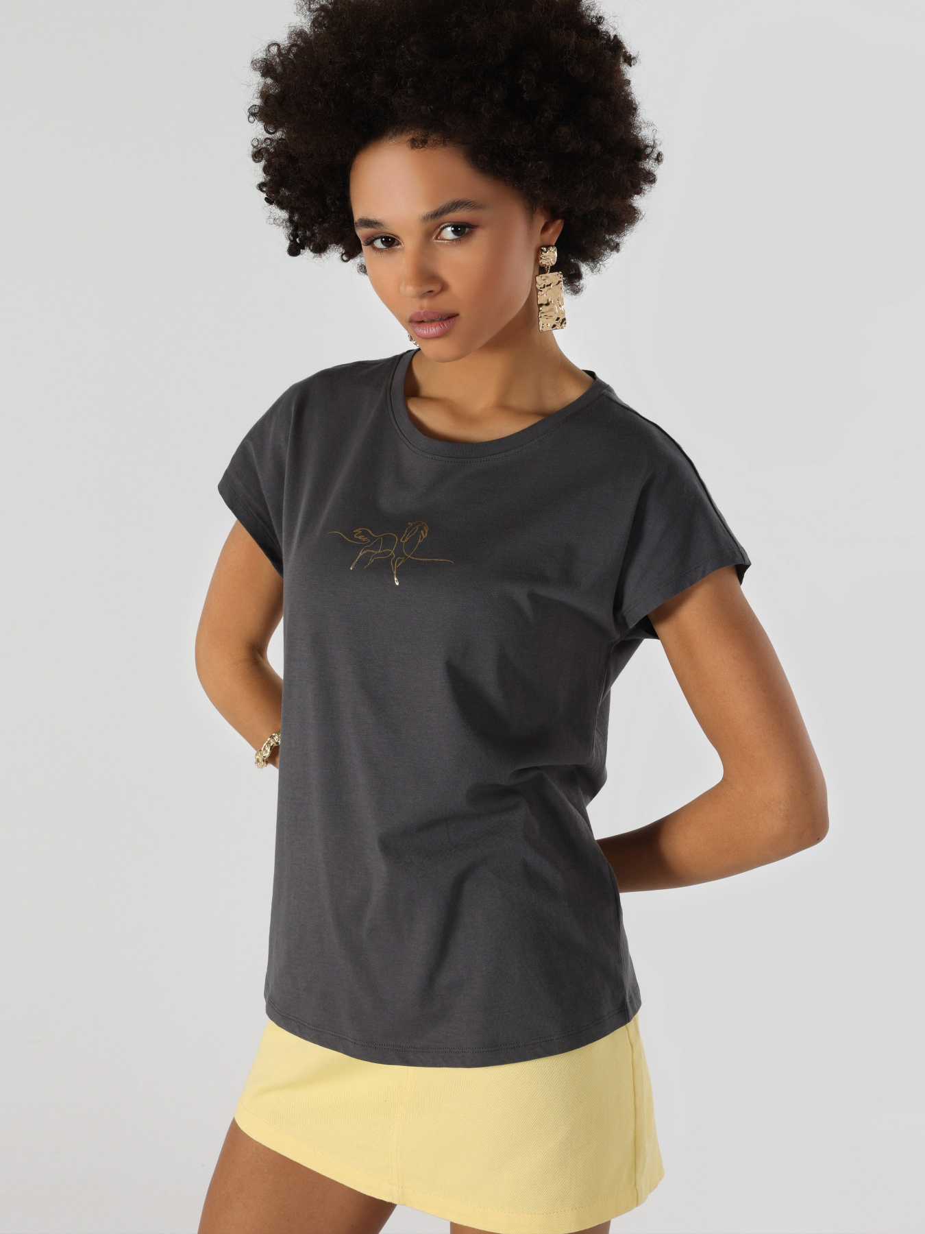 Футболка Colin’s модель CL1063439ANT Фото