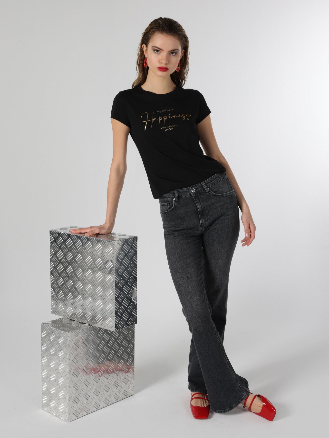 Футболка Colin’s модель CL1063444BLK Фото