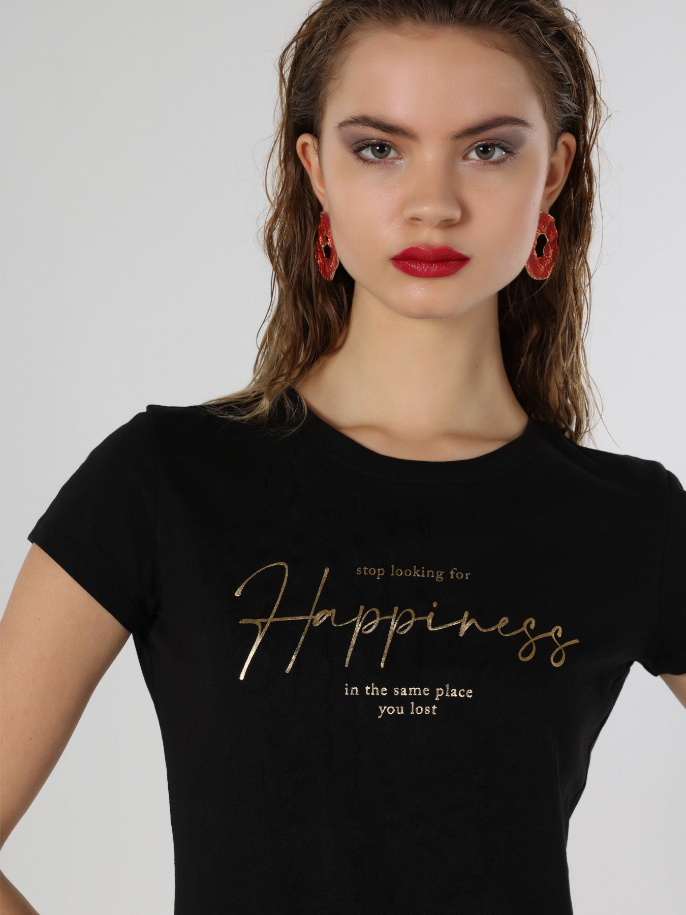 Футболка Colin’s модель CL1063444BLK Фото