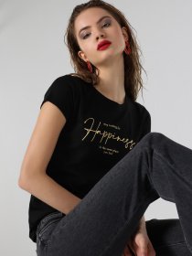 Футболка Colin’s модель CL1063444BLK Фото