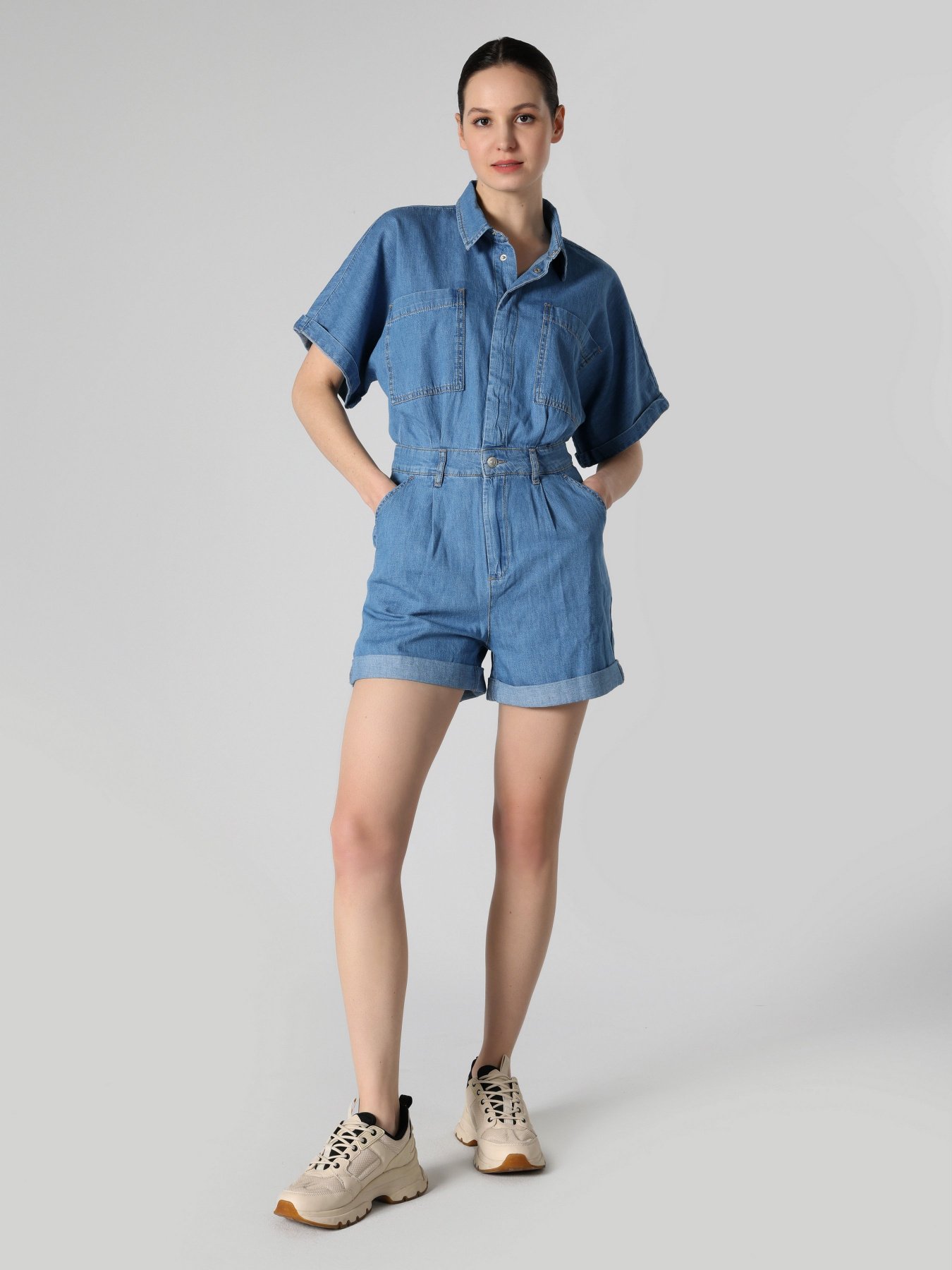 Джинсовый комбинезон Colin’s модель CL1063520DN42524 Фото