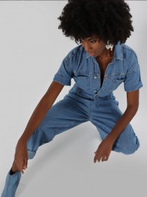 Джинсовый комбинезон Colin’s модель CL1063521DN01883 Фото