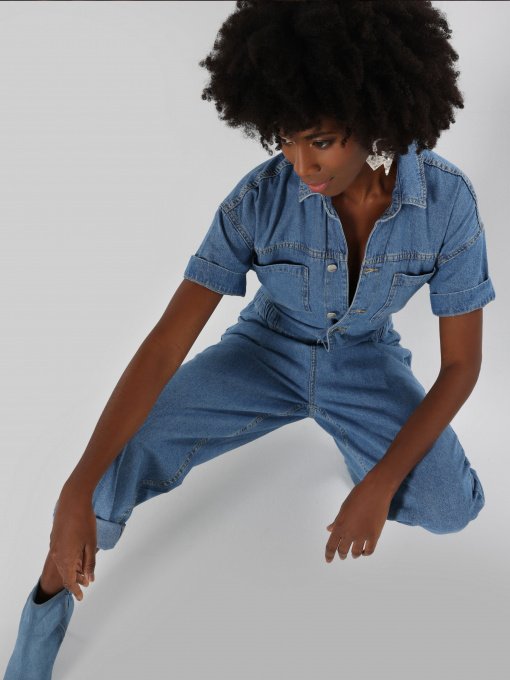 Джинсовый комбинезон Colin’s модель CL1063521DN01883 Фото