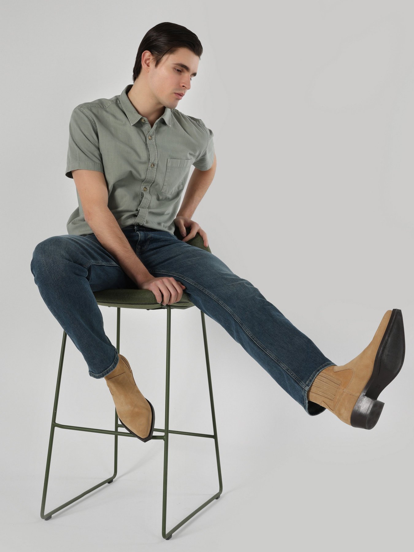 Прямые джинсы Colin’s 045 David модель CL1063538DN42579 Фото