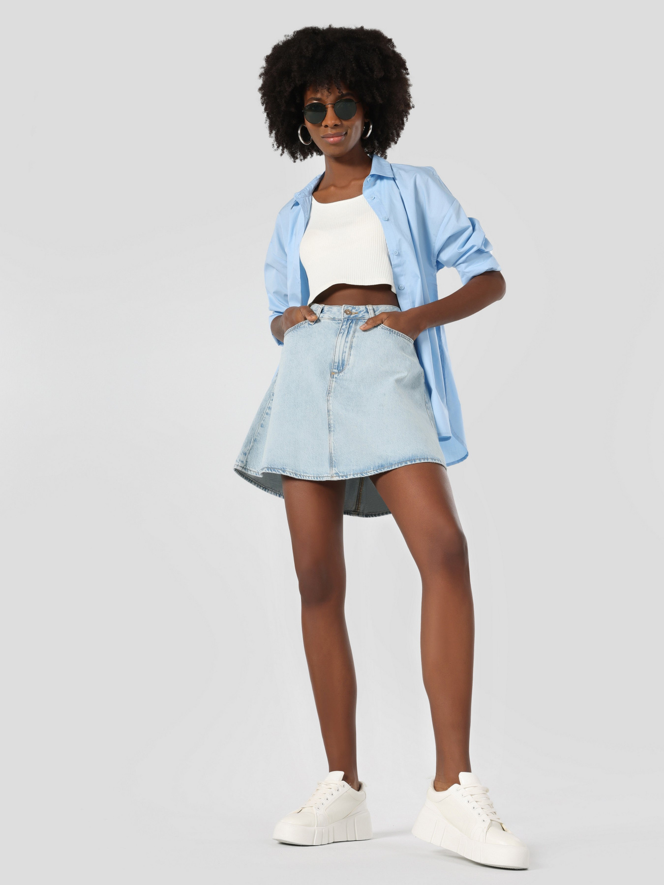 Спідниця міні Colin’s модель CL1063559DN42550 Спідниця міні Colin’s модель CL1063559DN42550 Фото