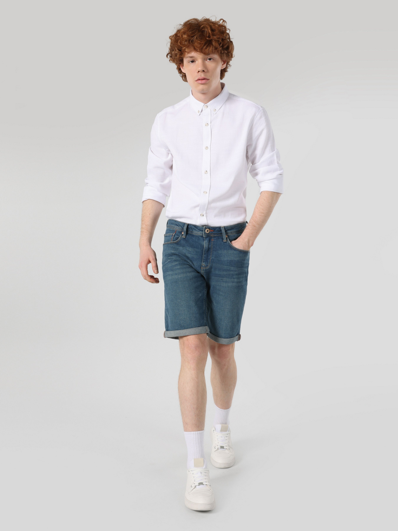 Шорты джинсовые Colin’s модель CL1063584DN42206 Фото