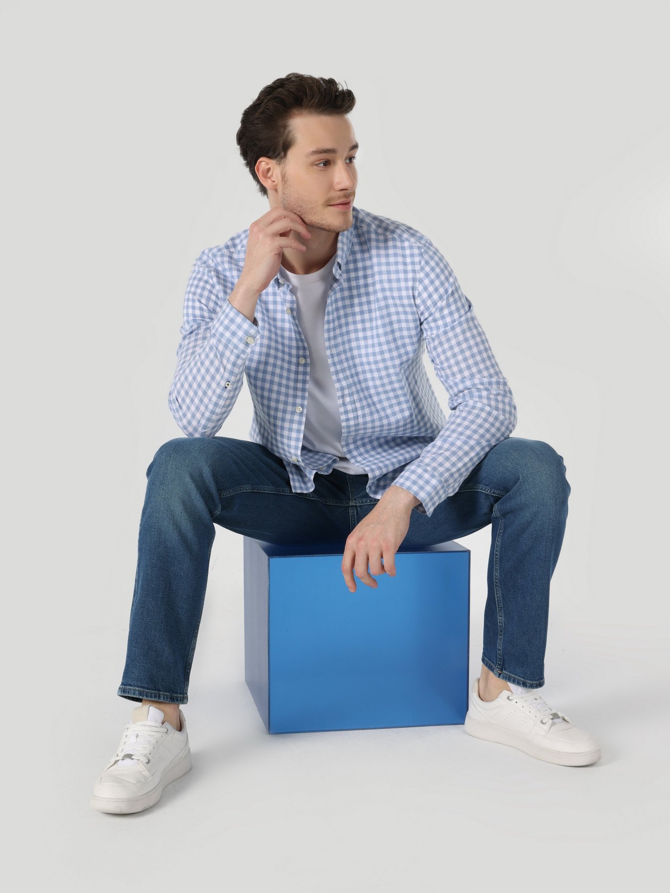 Сорочка повсякденна Colin’s модель CL1063645LBL Фото