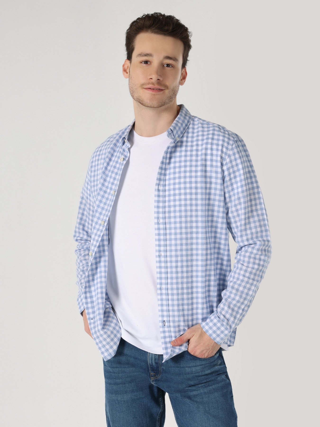 Сорочка повсякденна Colin’s модель CL1063645LBL Фото