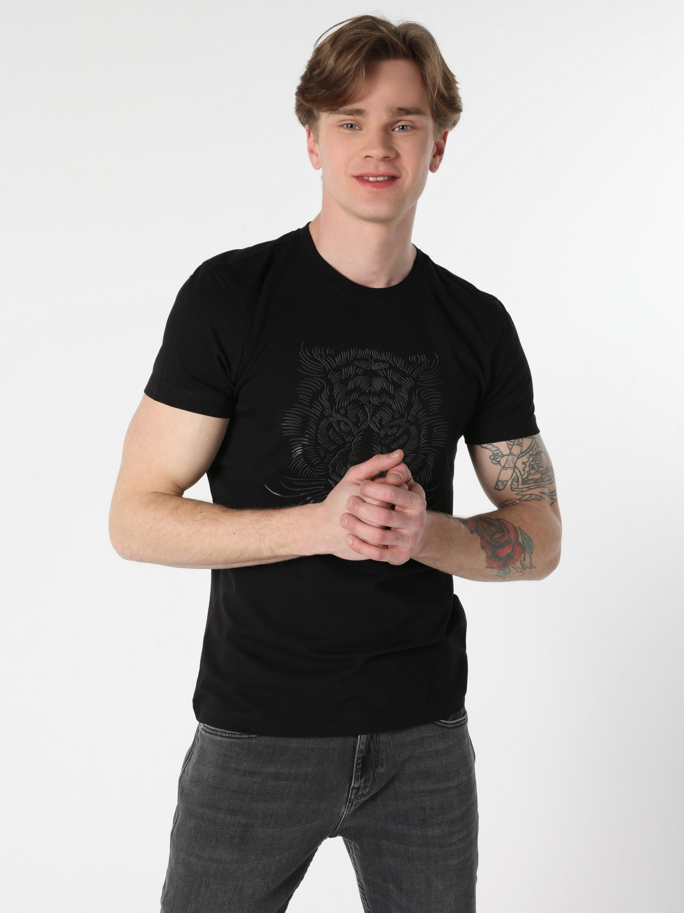 Футболка Colin’s модель CL1063694BLK Фото