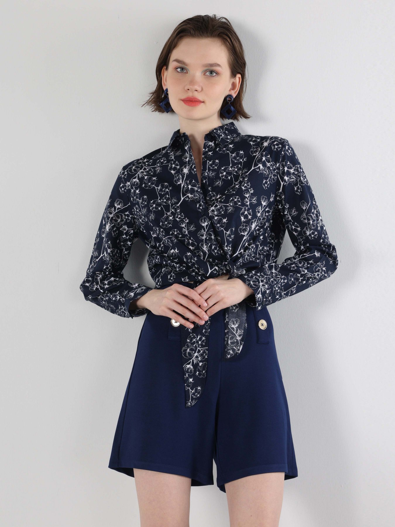 Рубашка повседневная Colin’s модель CL1063862NAV Фото