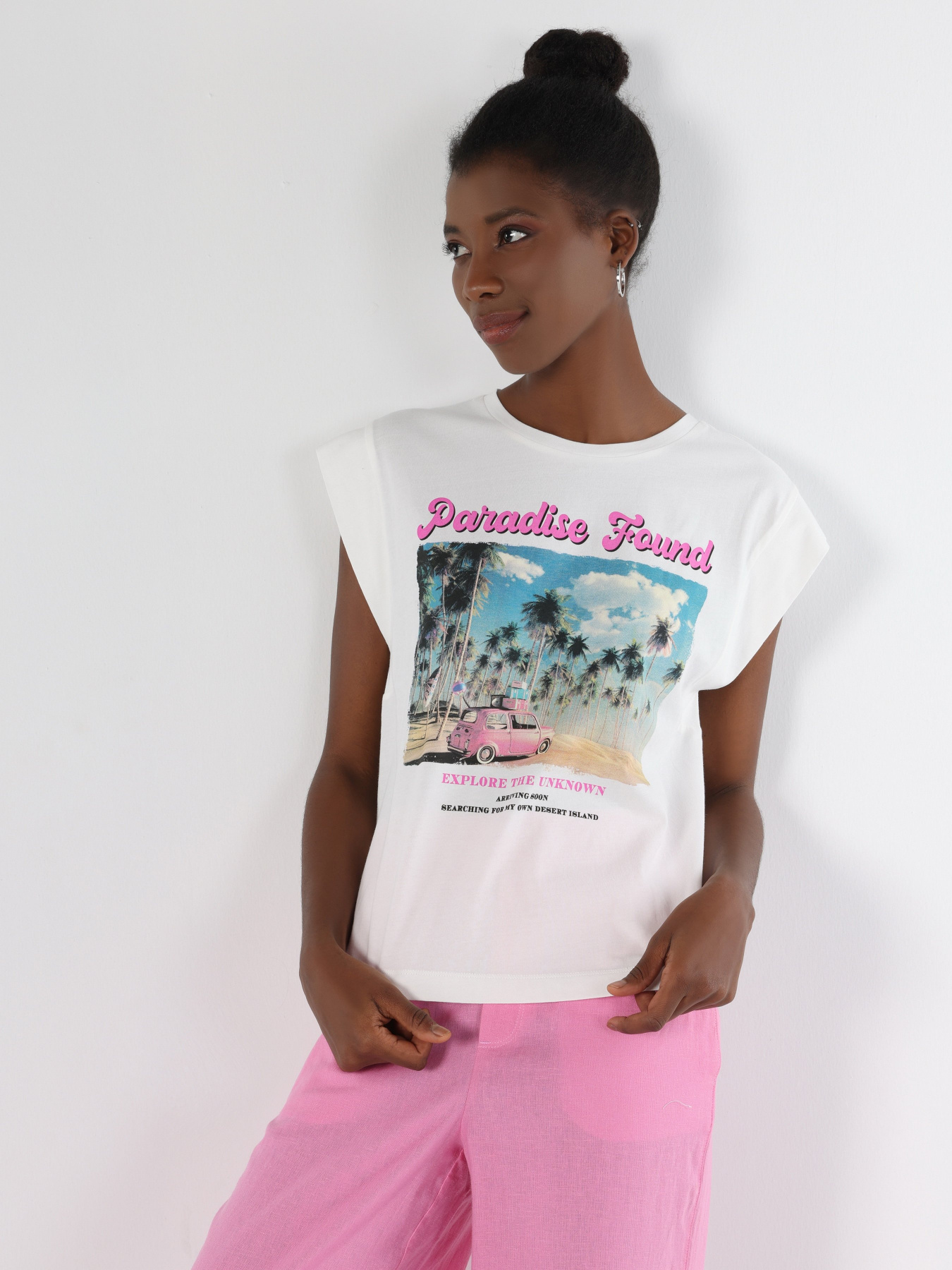 Футболка Colin’s модель CL1063992WHT Фото