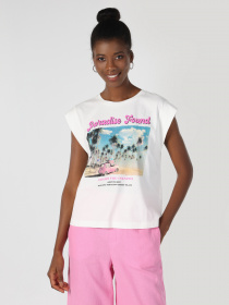 Футболка Colin’s модель CL1063992WHT Фото