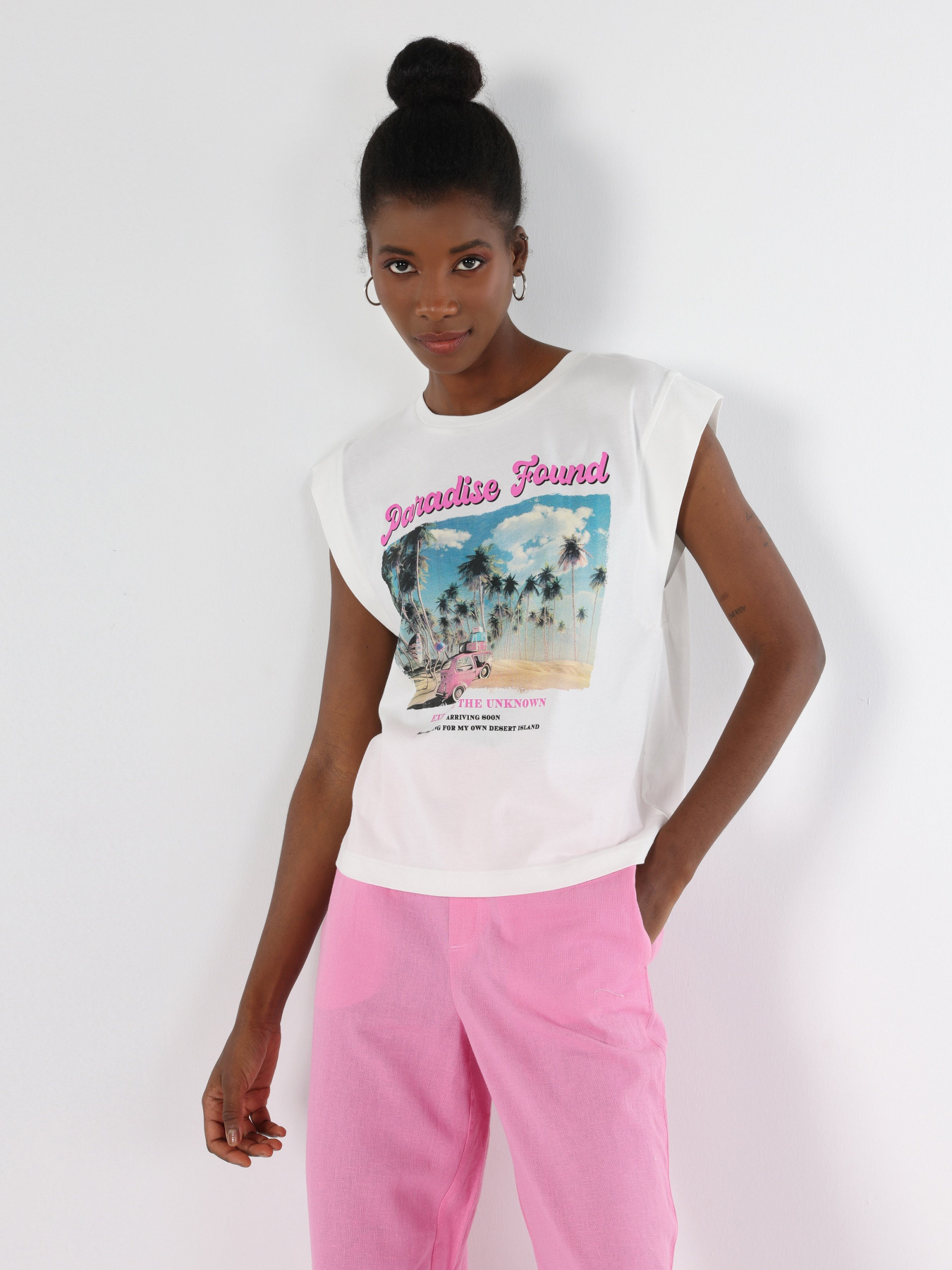 Футболка Colin’s модель CL1063992WHT Фото