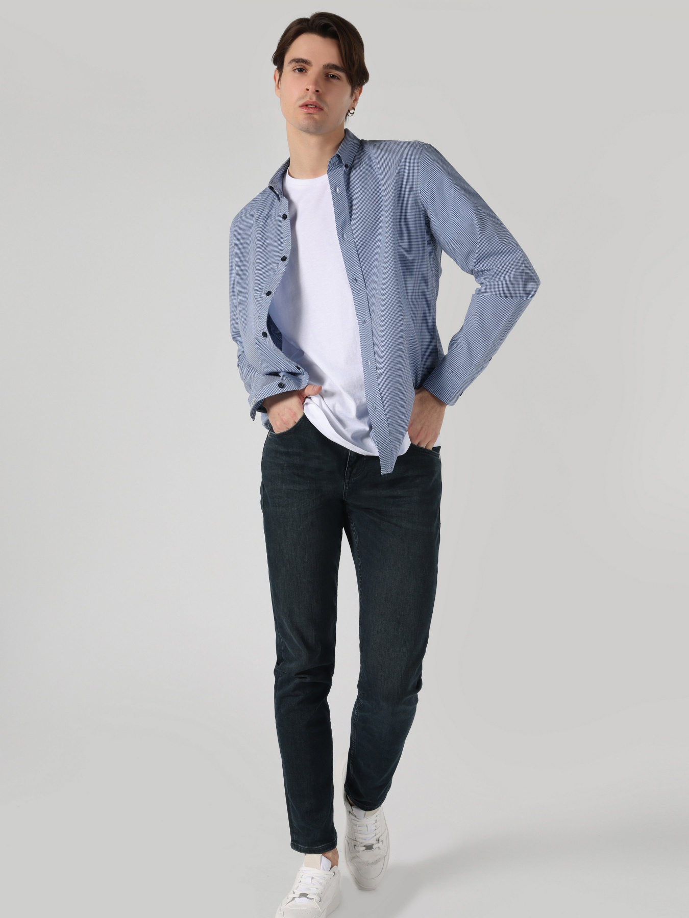 Рубашка повседневная Colin’s модель CL1064017BLE Фото