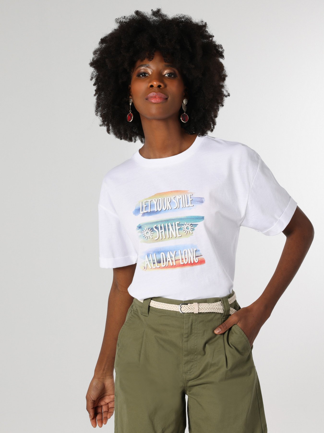 Футболка Colin’s модель CL1064046WHT Фото