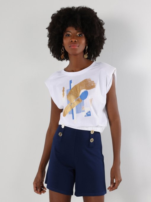 Футболка Colin’s модель CL1064066WHT Фото