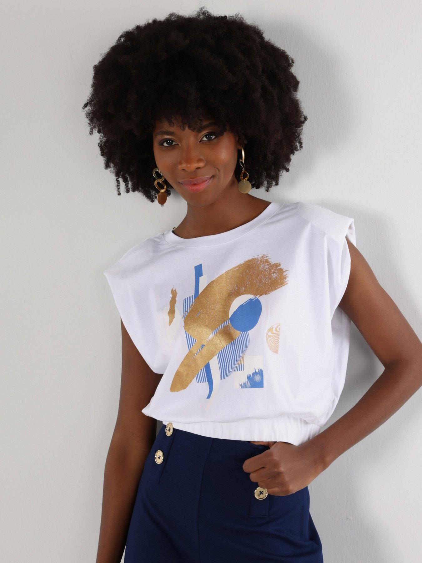 Футболка Colin’s модель CL1064066WHT Фото